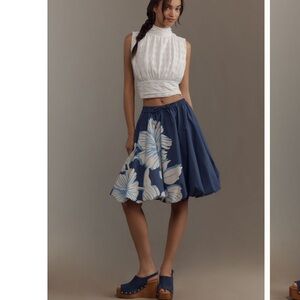 Nwt Maeve floral bubble skirt